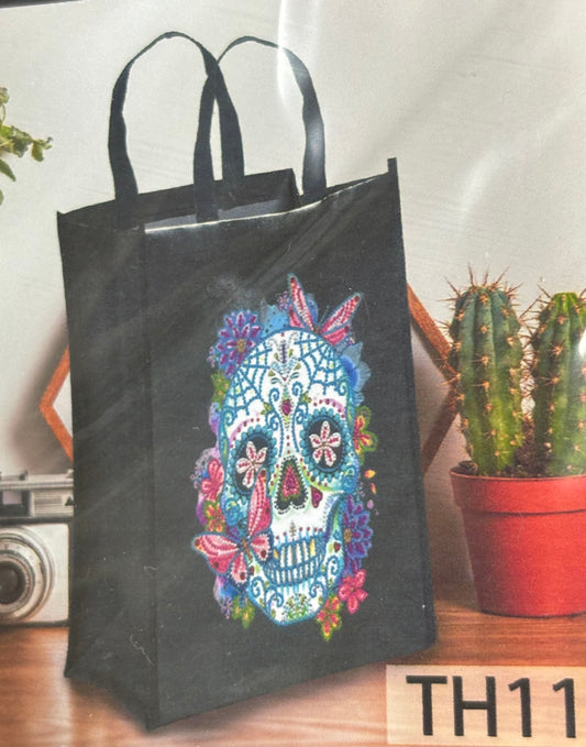 DECORATIVE SKULL - Special Drill Diamond Painting Tote Bag