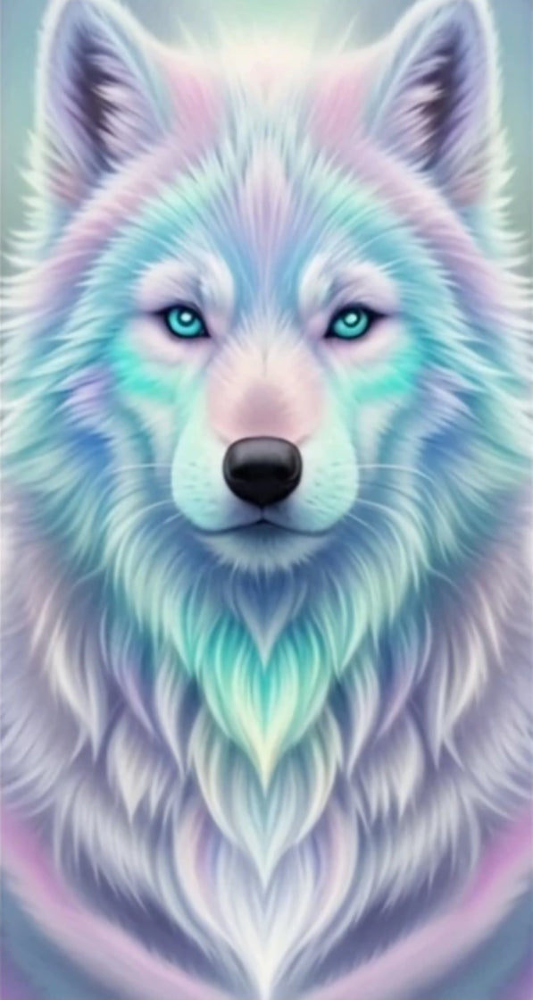 THE LONE WOLF - Full Drill Diamond Painting - 40cm x 70cm