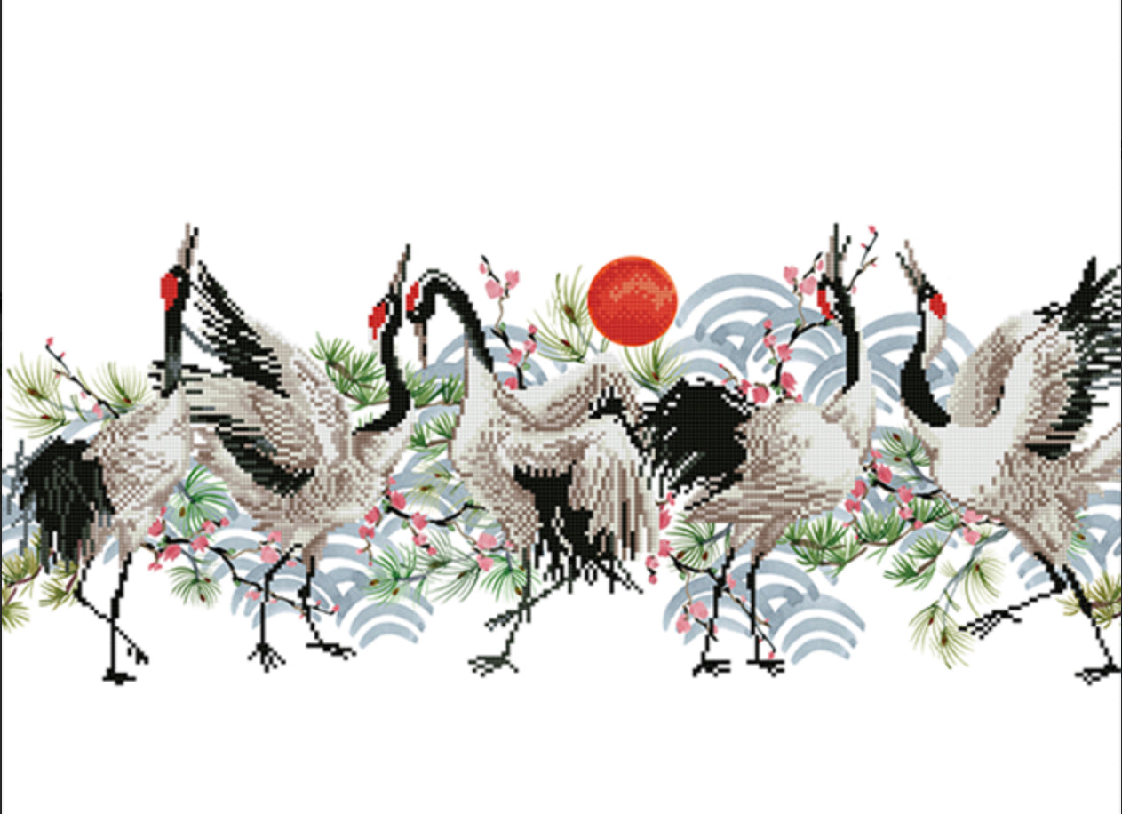 BROLGA DANCE - DIAMOND DOTZ Intermediate Kit