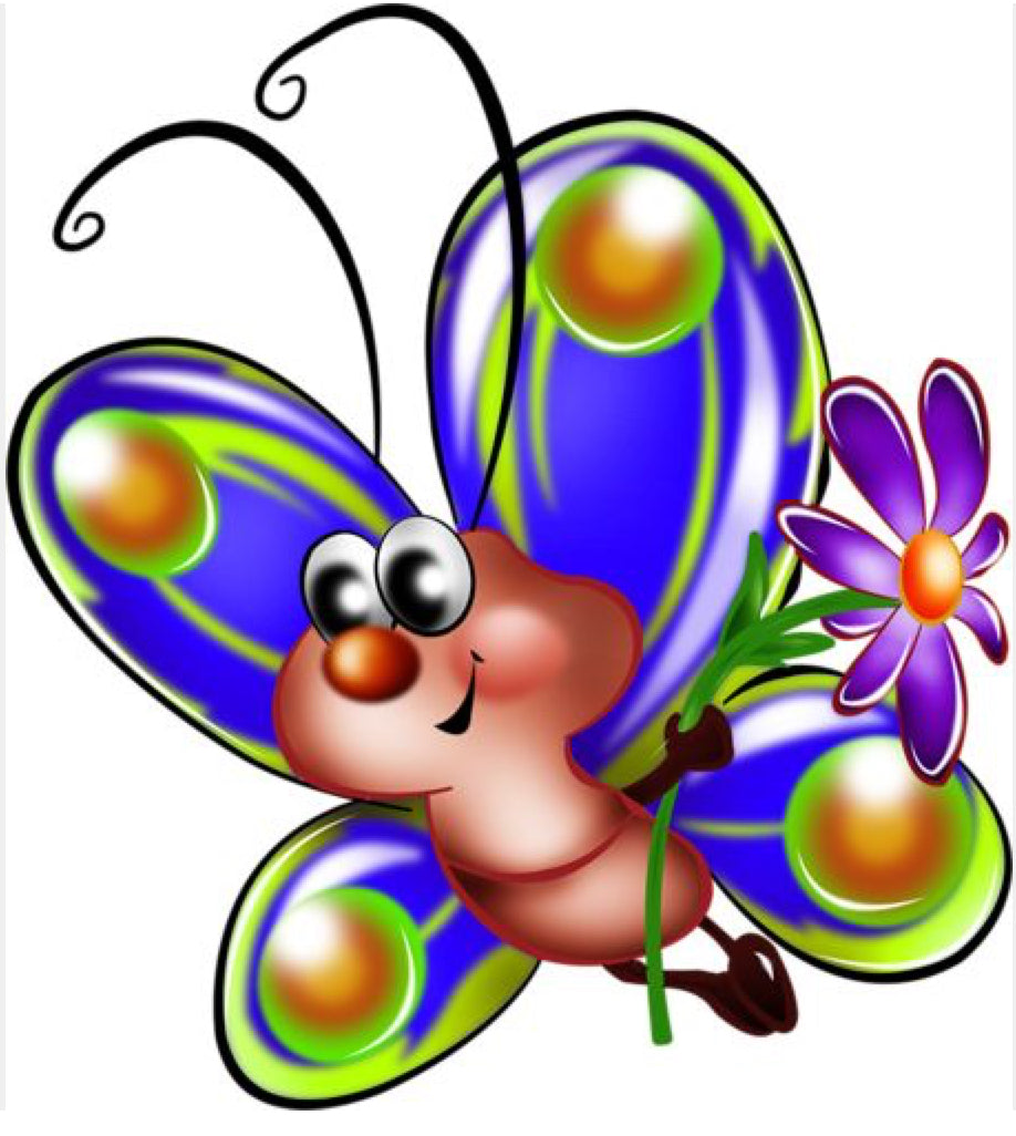 CARTOON BUTTERFLY - FULL Drill Diamond Painting - 25cm x 25cm