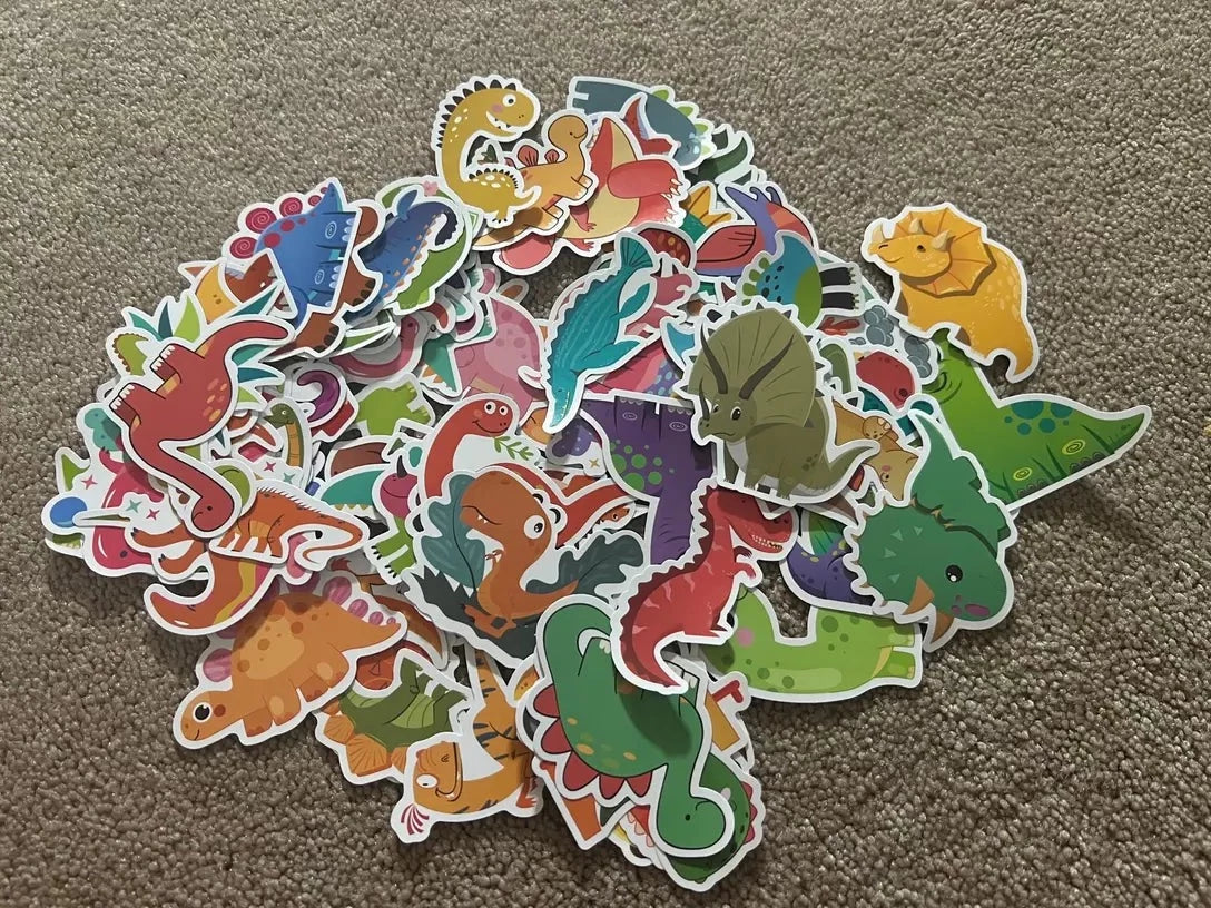 50pc DINOSAUR Stickers