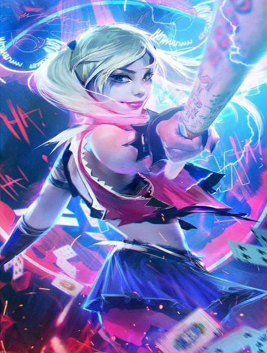 HARLEY QUINN - Full Drill Diamond Painting - 45cm x 55cm