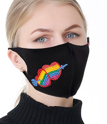 Diamond Painting FACIAL MASK - TWO HEARTS