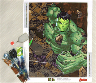 Diamond Dotz - Marvel - HULK SMASH (42cm x 53cm)