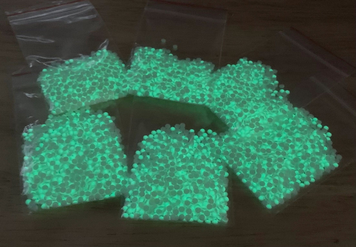 3mm LUMINOUS GLOW-IN-THE-DARK RHINESTONES