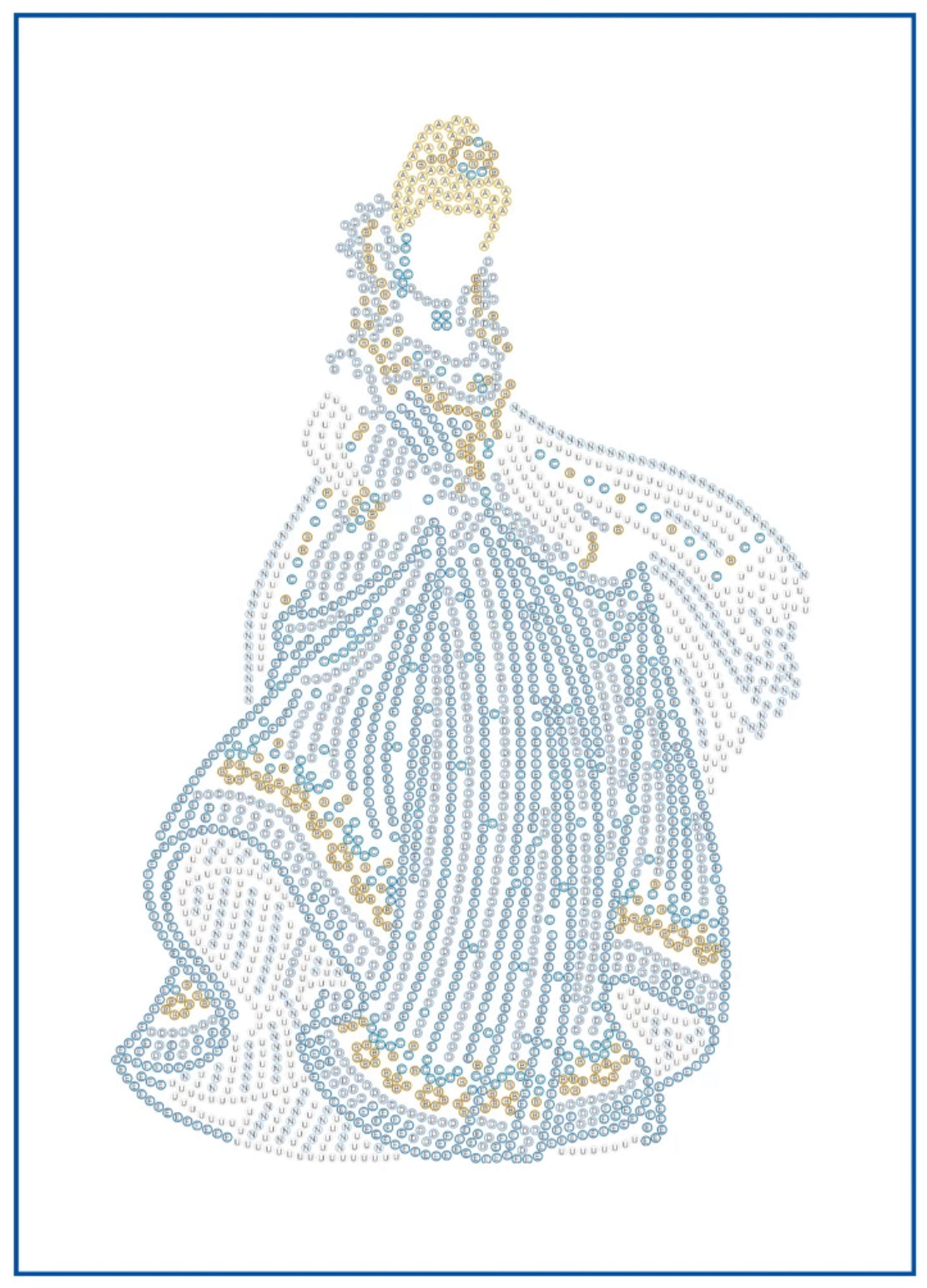Disney Princess CINDERELLA - Diamond Painting - 20cms x 30cms