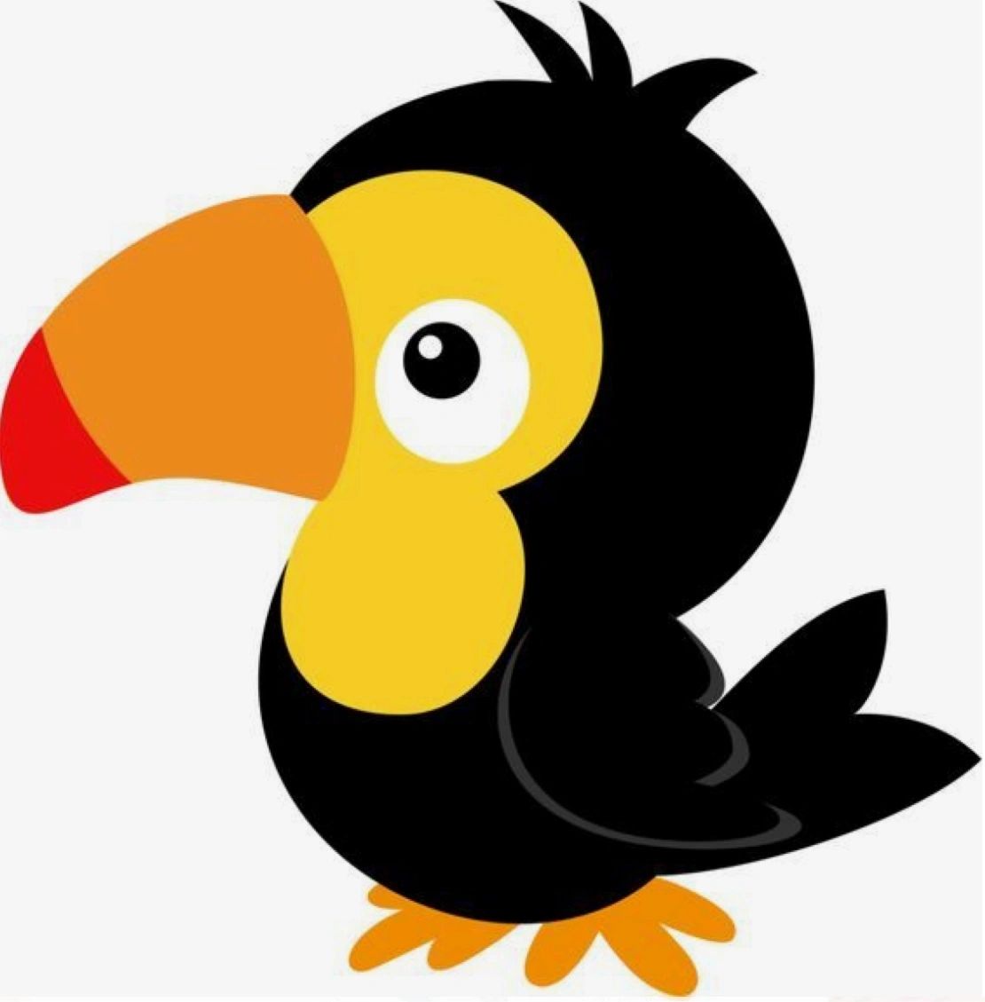 CUTE TOUCAN - Full Round Drill Diamond Painting - 20cm x 20cm (Great For Beginners)