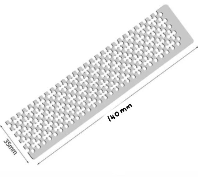 Round Diamond Drill Mesh Ruler