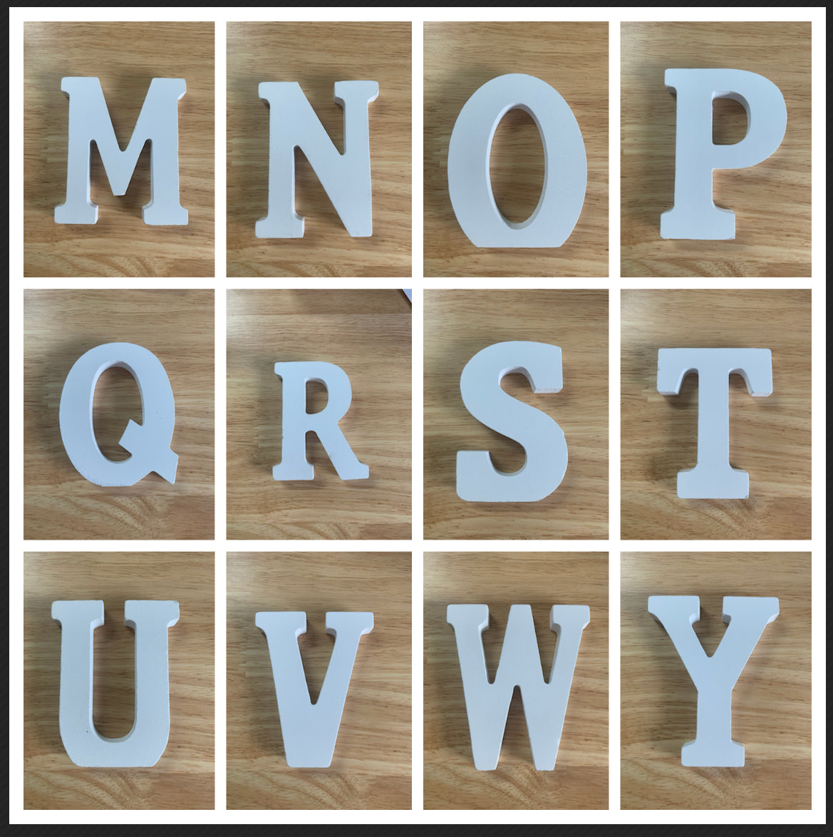 ALPHABET LETTERS for Freestyle Diamond Painting (M - Y)