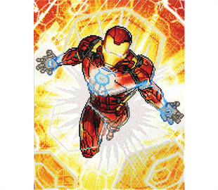 Diamond Dotz - Marvel - IRON MAB BLAST OFF (42cm x 53cm)