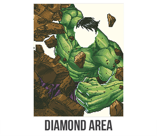 Diamond Dotz - Marvel - HULK SMASH (42cm x 53cm)