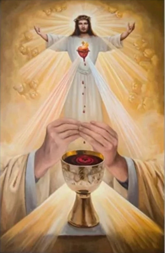 SACRAMENTAL CUP - FULL Drill Diamond Painting - 40cm x 60cm