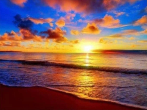 MORNING GLORY SUNRISE - Full Drill Diamond Painting - 50cm x 40cm