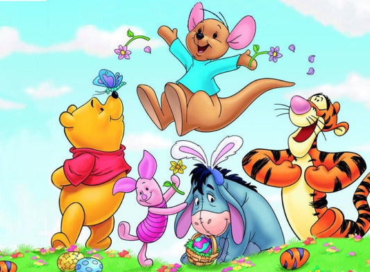 WINNIE THE POOH & CREW - Full Drill Diamond Painting - 50cm x 40cm