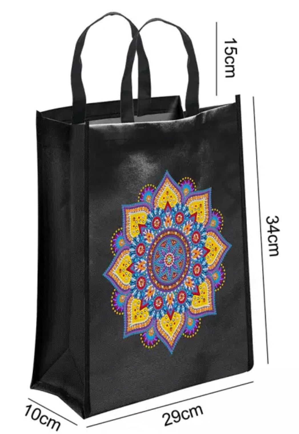 MANDALA FLOWER - Special Drill Diamond Painting Tote Bag