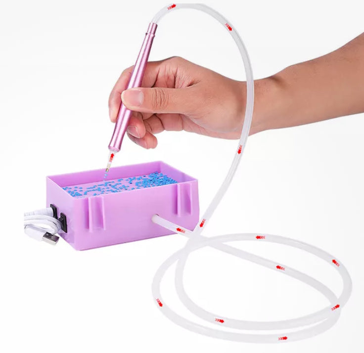 Electric Pick-Up Diamond Suction Tool Portable Vacuum Diamond Painting Pen Kit