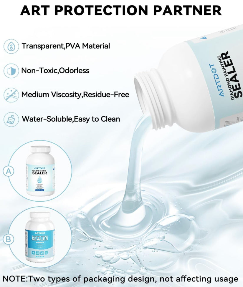 DIAMOND PAINTING SEALER KIT - 480ml