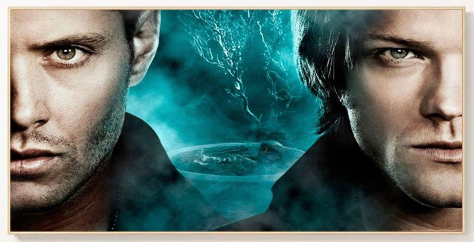 SAM & DEAN (SUPERNATURAL) - Full Drill Diamond Painting - 100cm x 50cm