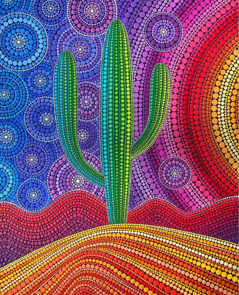 Special Drill CACTUS - Full Drill Diamond Painting - 25cm x 35cm