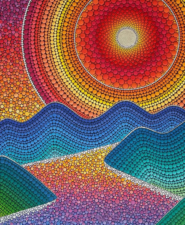 Special Drill DESERT ROAD - Full Drill Diamond Painting - 25cm x 35cm