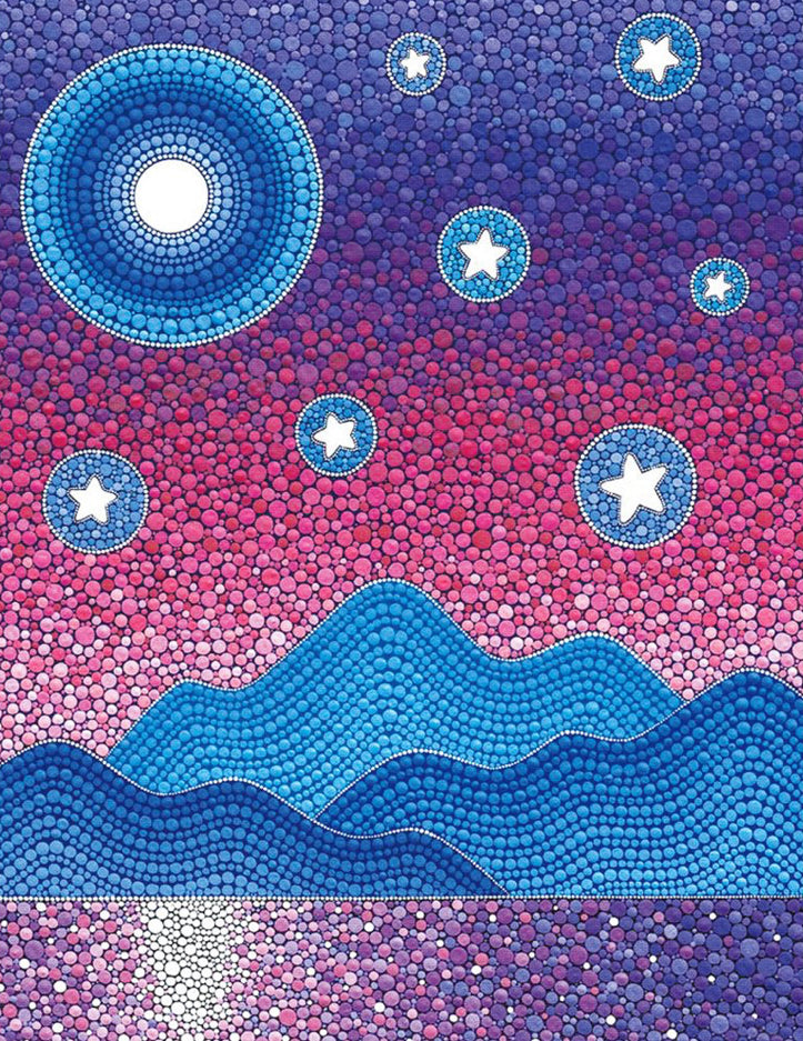 Special Drill NIGHT SKY - Full Drill Diamond Painting - 25cm x 35cm