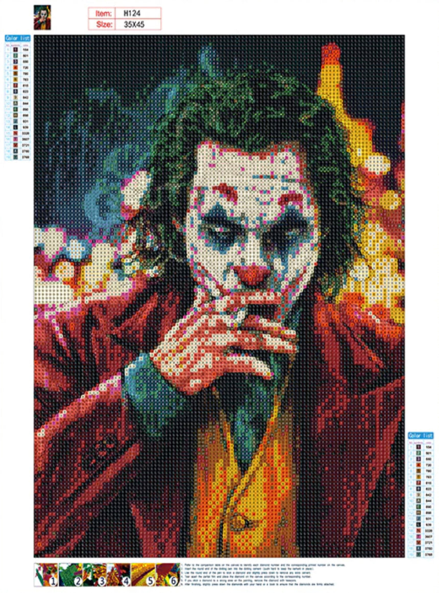 THE JOKER - Full Drill Diamond Painting - 30cm x 40cm
