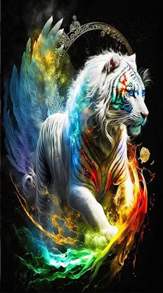CELESTIAL TIGER - 5D Diamond Painting - 40cm x 70cm