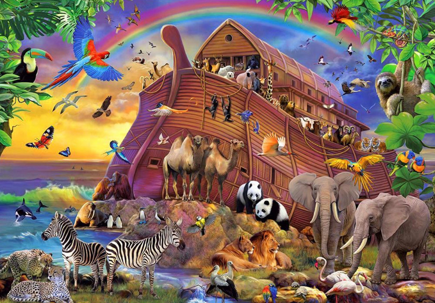 NOAH’S ARK - Full Drill Diamond Painting - 50cm x 40cm