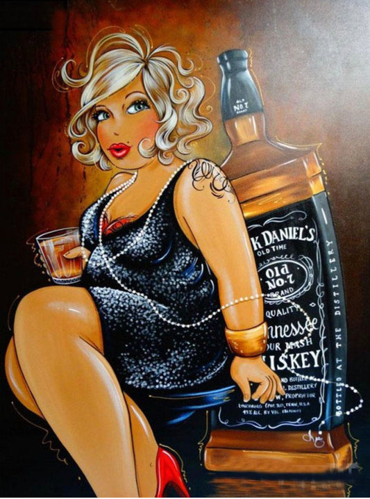 BOURBON BEAUTY - Full Drill Diamond Painting - 40cm x 50cm