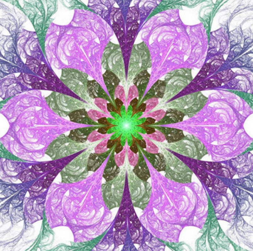 MANDALA FLOWER - Full Drill Diamond Painting - 30cm x 30cm