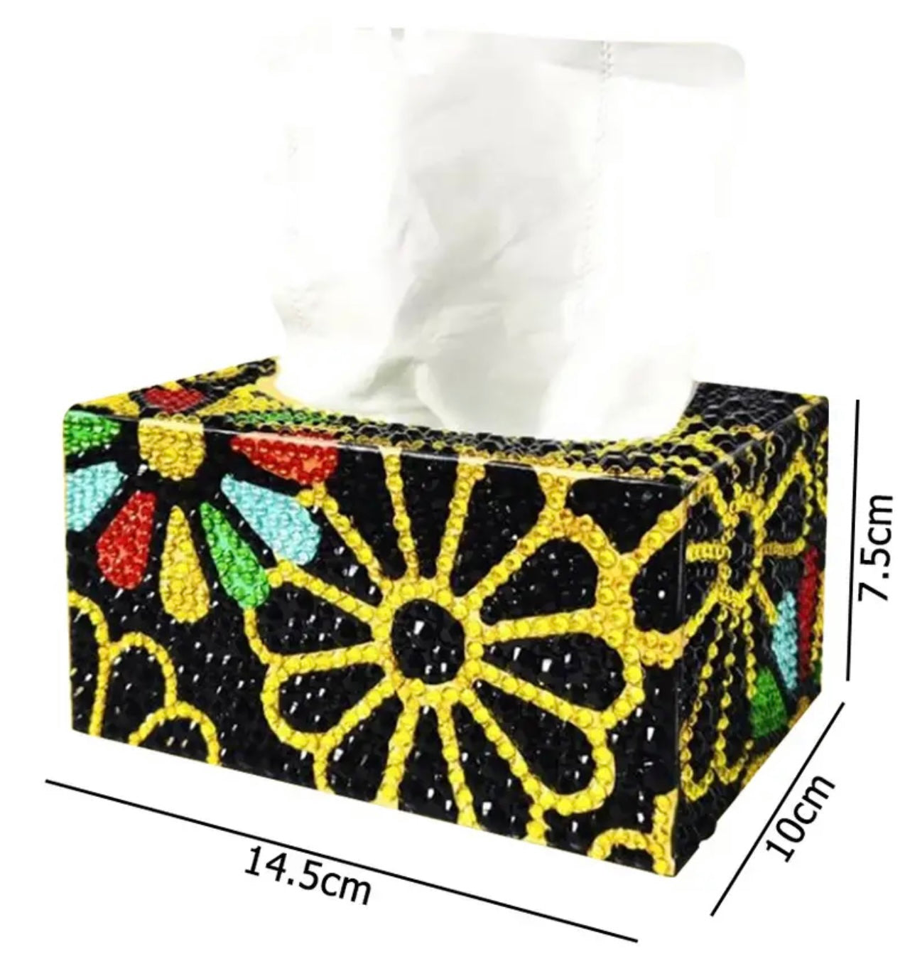 SUNFLOWER Diamond Painting Tissue Box