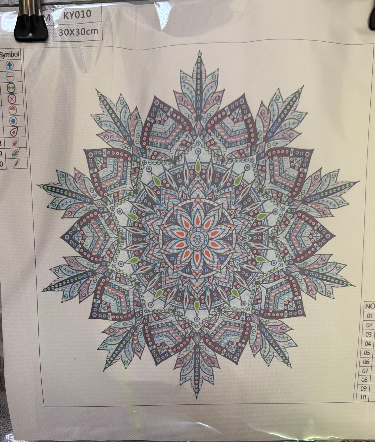 SNOWFLAKE - Special Drill Diamond Painting - 25cm x 25cm