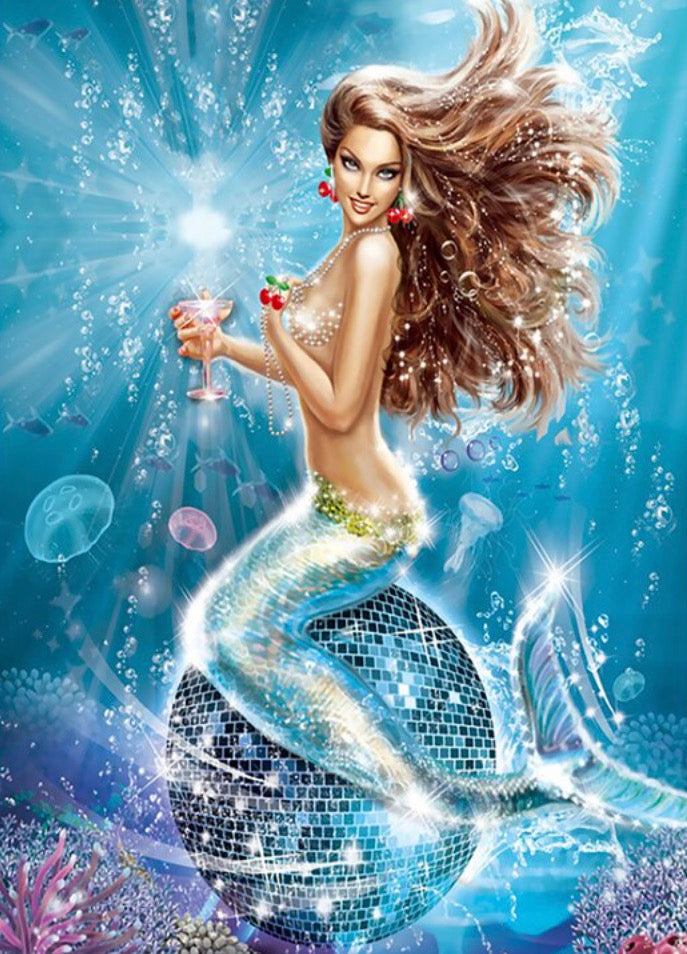 BEAUTIFUL MERMAID - Full Drill Diamond Painting - 40cm x 50cm