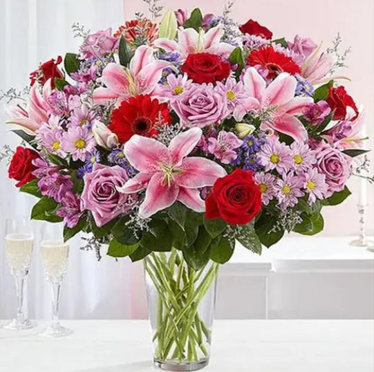 BUNCH OF FLOWERS - Full Drill Diamond Painting - 30cm x 30cm