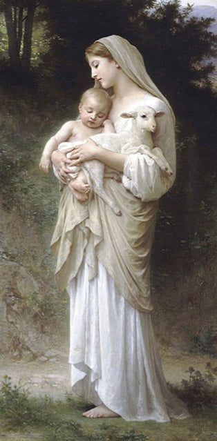 VIRGIN MARY & CHILD - Full Drill Diamond Painting - 40cm x 80cm