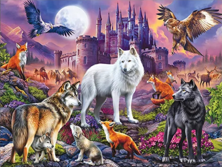 ANIMAL CASTLE - Full Drill Diamond Painting - 45cm x 60cm