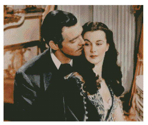 GONE WITH THE WIND - Full Drill Diamond Painting - 60cm x 50cm