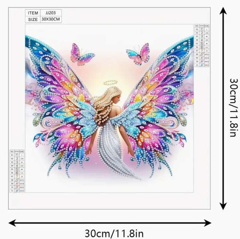 Special Drill FAIRY ANGEL - Diamond Painting - 30cm x 30cm
