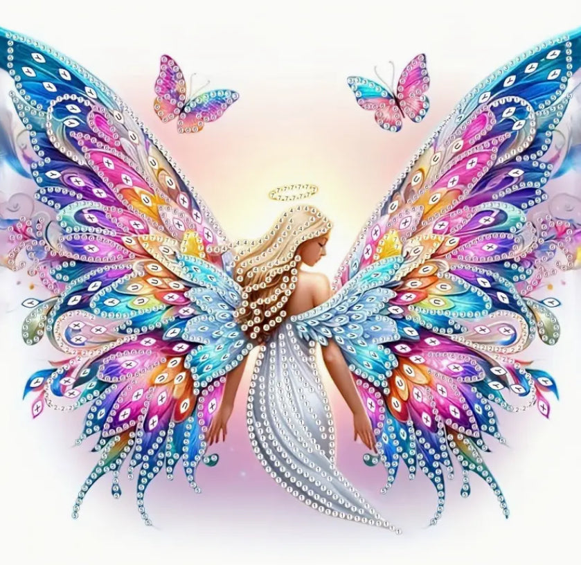 Special Drill FAIRY ANGEL - Diamond Painting - 30cm x 30cm