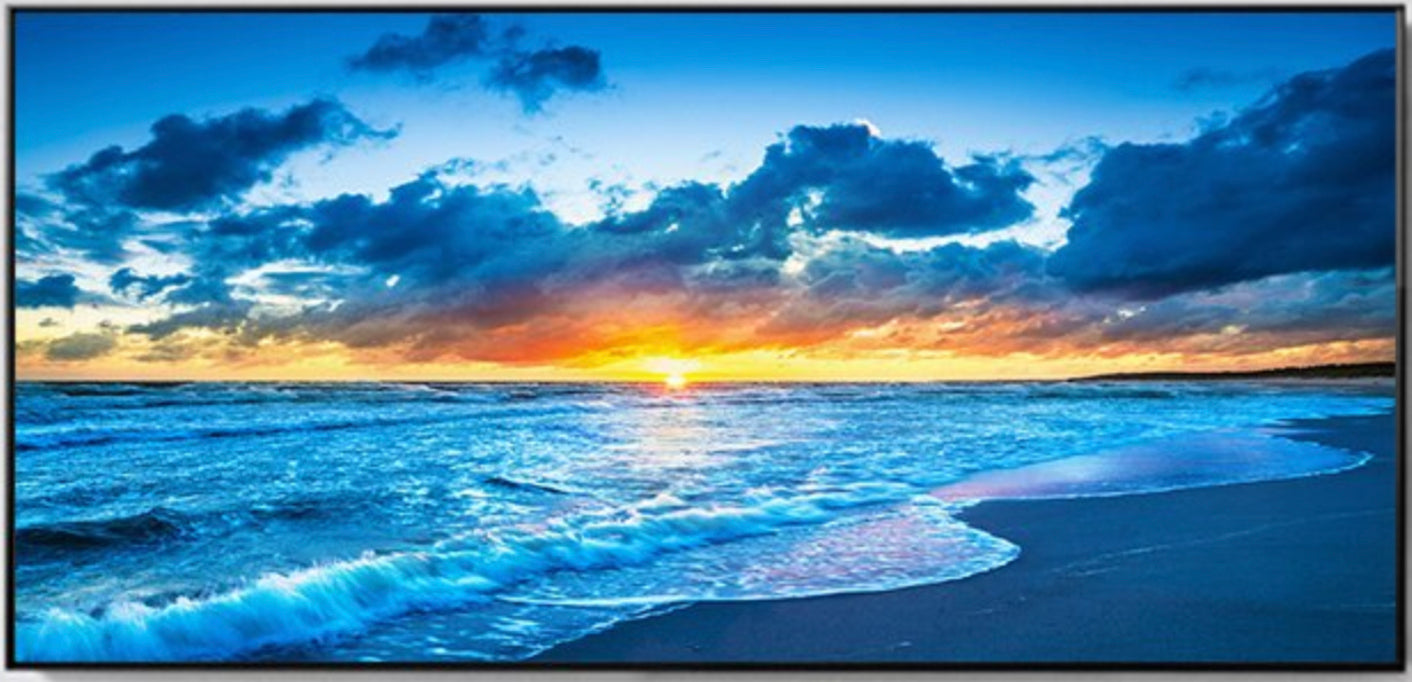EARLY MORNING SUNRISE AT THE BEACH - Full Drill Diamond Painting - 95cm x 35cm