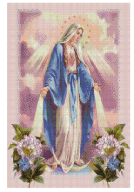 MARY, MOTHER OF GOD - Full Drill Diamond Painting - 35cm x 45cm