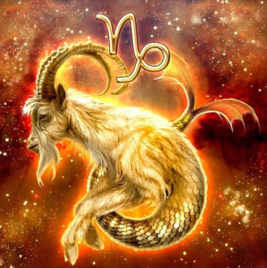 CAPRICORN ZODIAC SIGN - Full Drill Diamond Painting - 40cm x 40cm