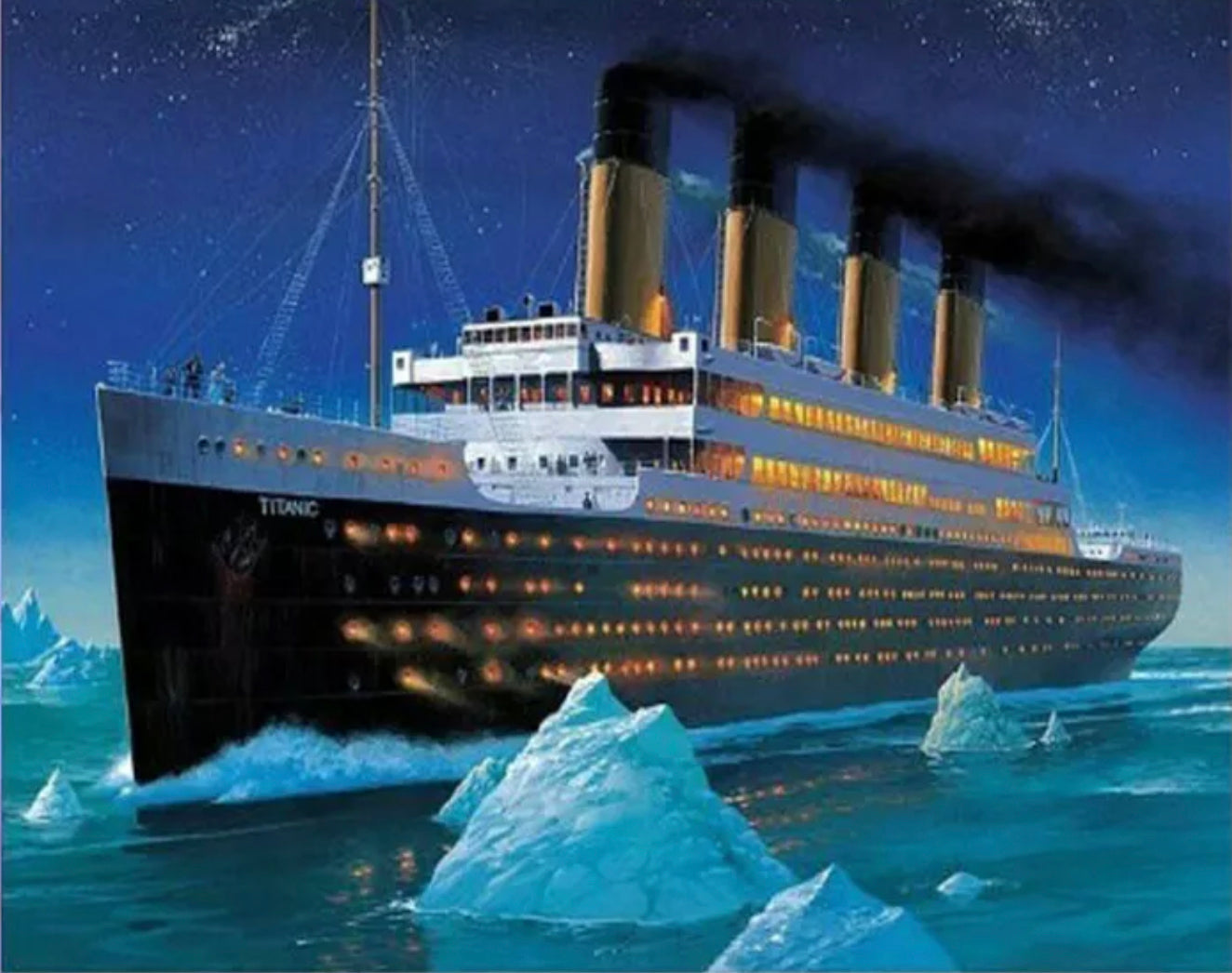 THE TITANIC - Full Drill Diamond Painting - 50cm x 40cm