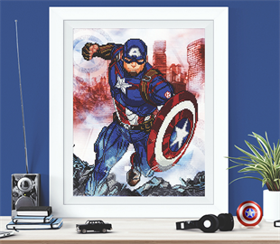 Marvel Diamond Painting Dotz HULK SMASH 53 x 42 cm Avengers Super Hero