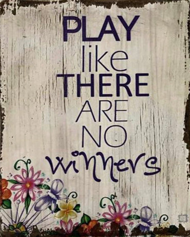 PLAY LIKE THERE ARE NO WINNERS - Full Drill Diamond Painting - 30cm x 40cm