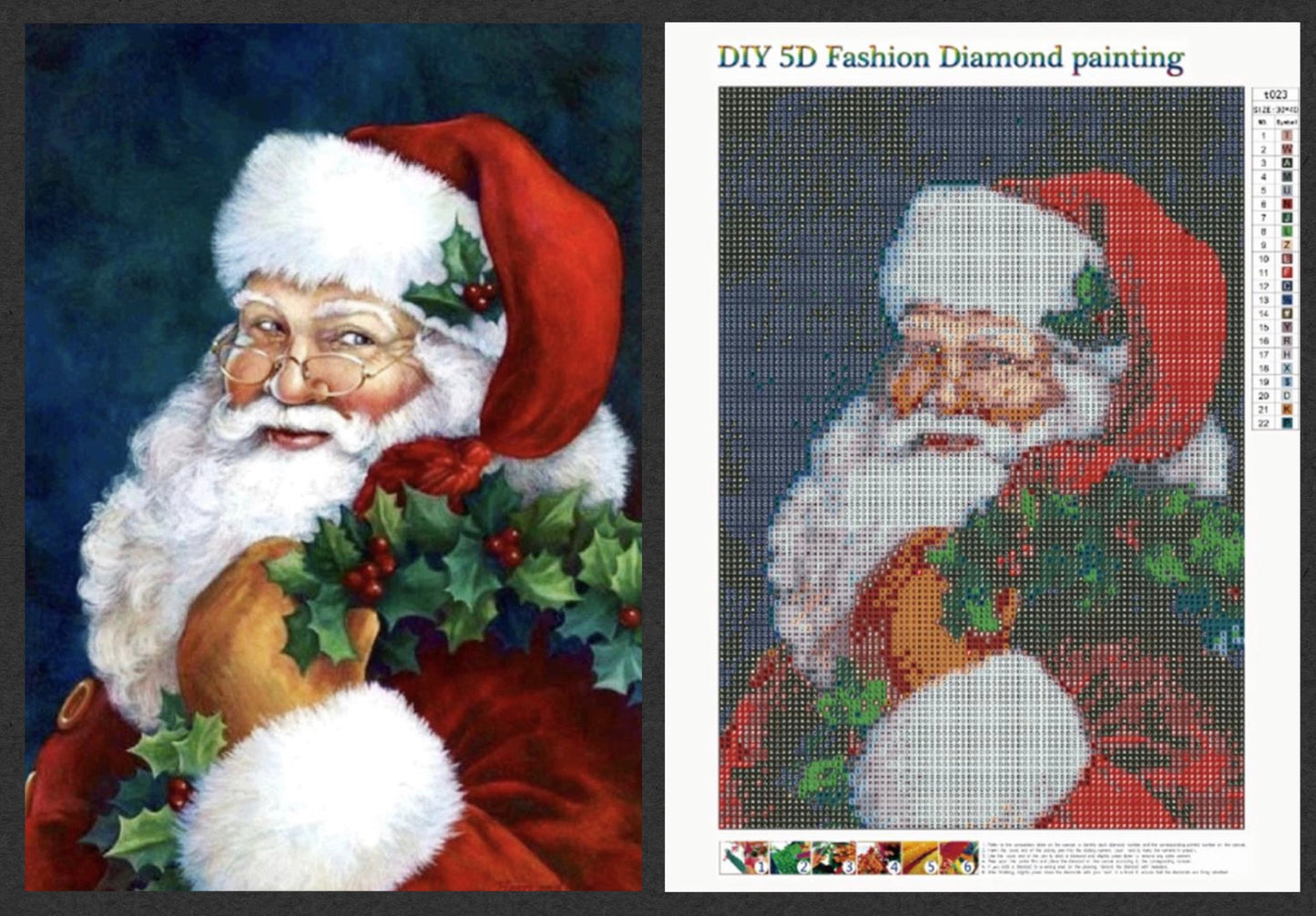 SANTA CLAUS - 5D Full Drill Diamond Painting - 30cm x 40cm