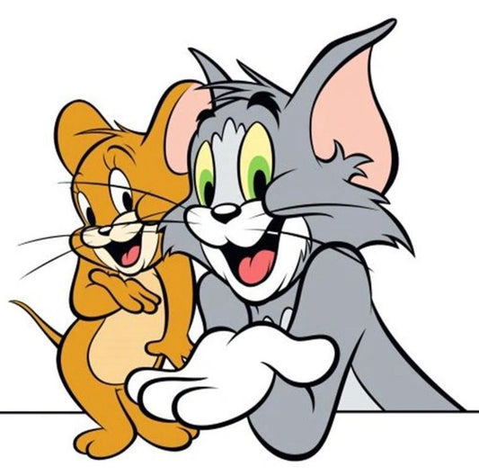 TOM & JERRY - Full Drill Diamond Painting - 30cm x 30cm