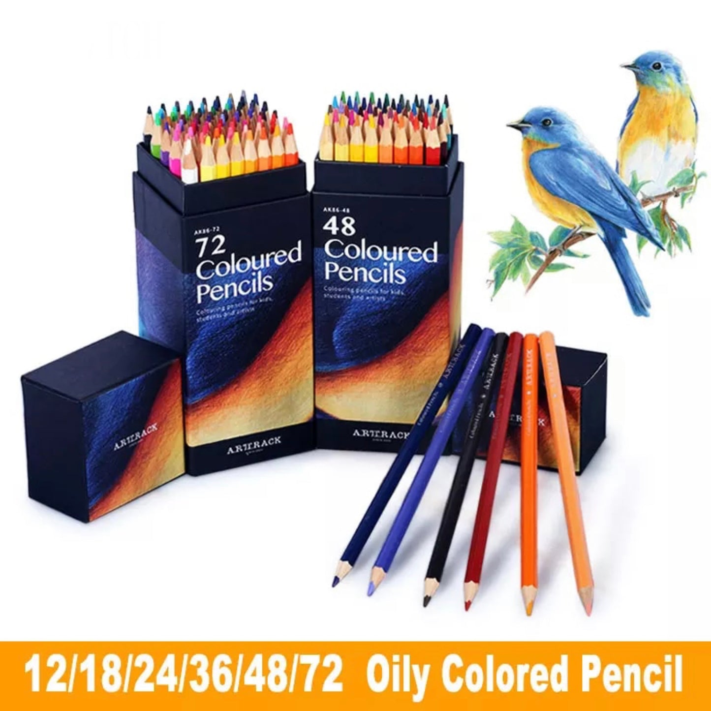 Professional Oily Colouring Pencils