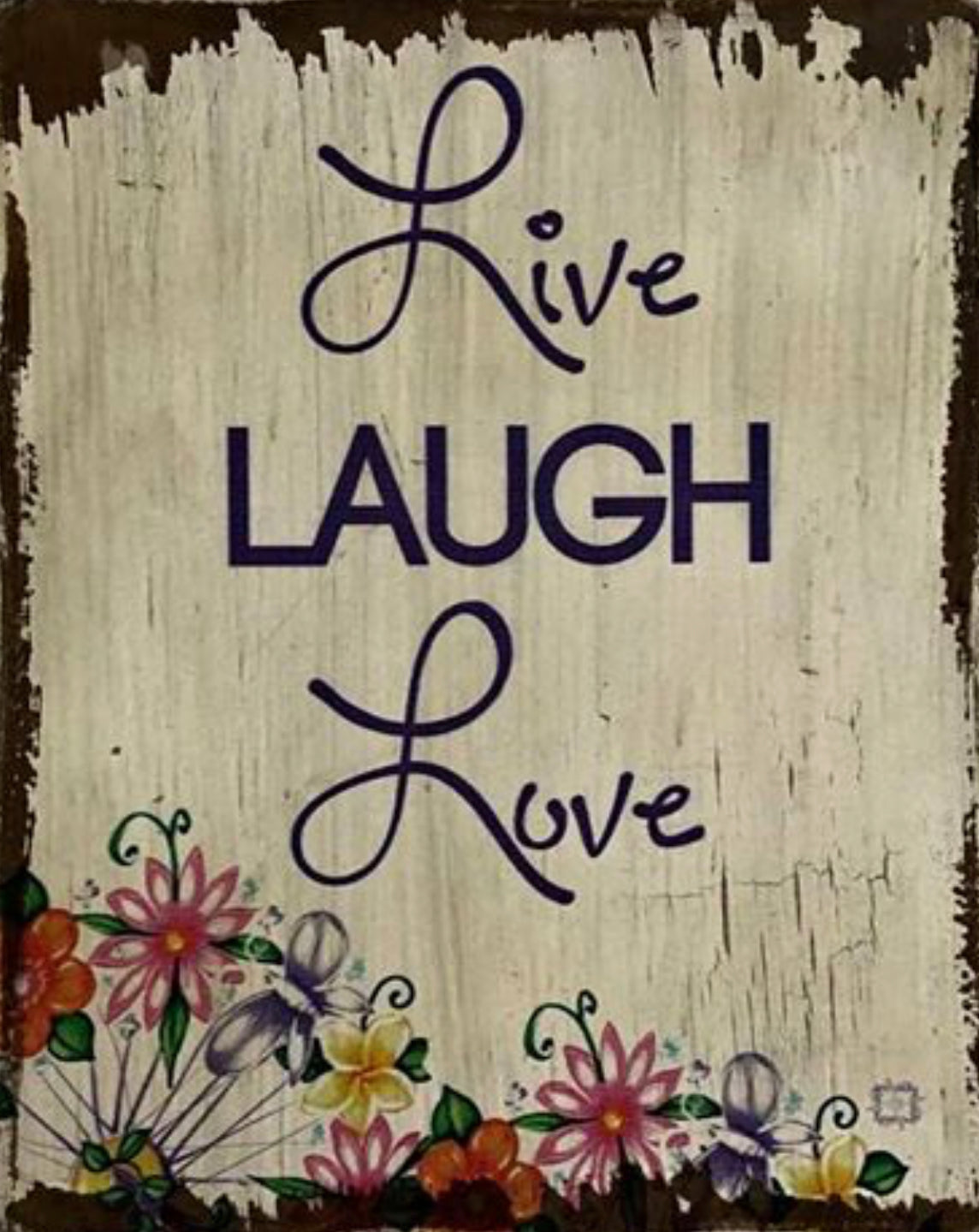 LIVE LAUGH LOVE - Full Drill Diamond Painting - 30cm x 40cm