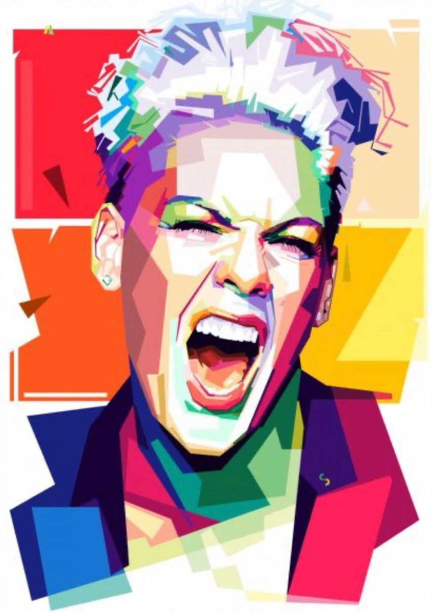 ABSTRACT SINGER - Full Drill Diamond Painting - 30cm x 40cm